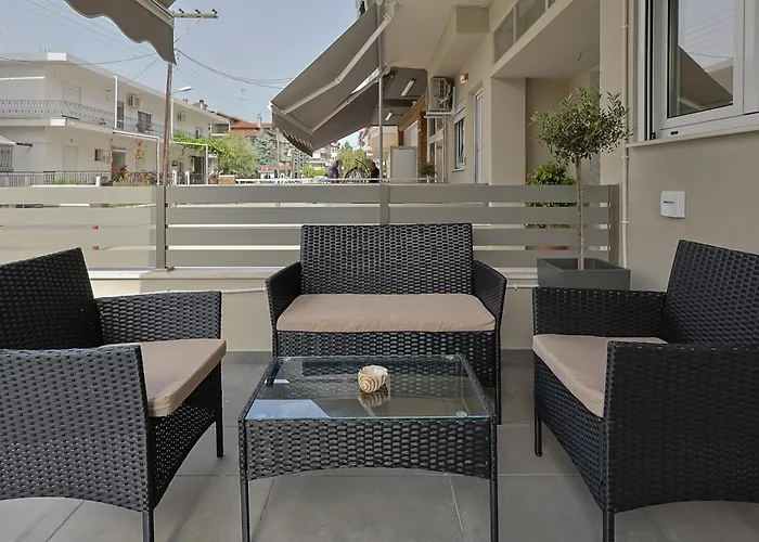 아파트 Gold Waves Luxury By Pieria Riviera *